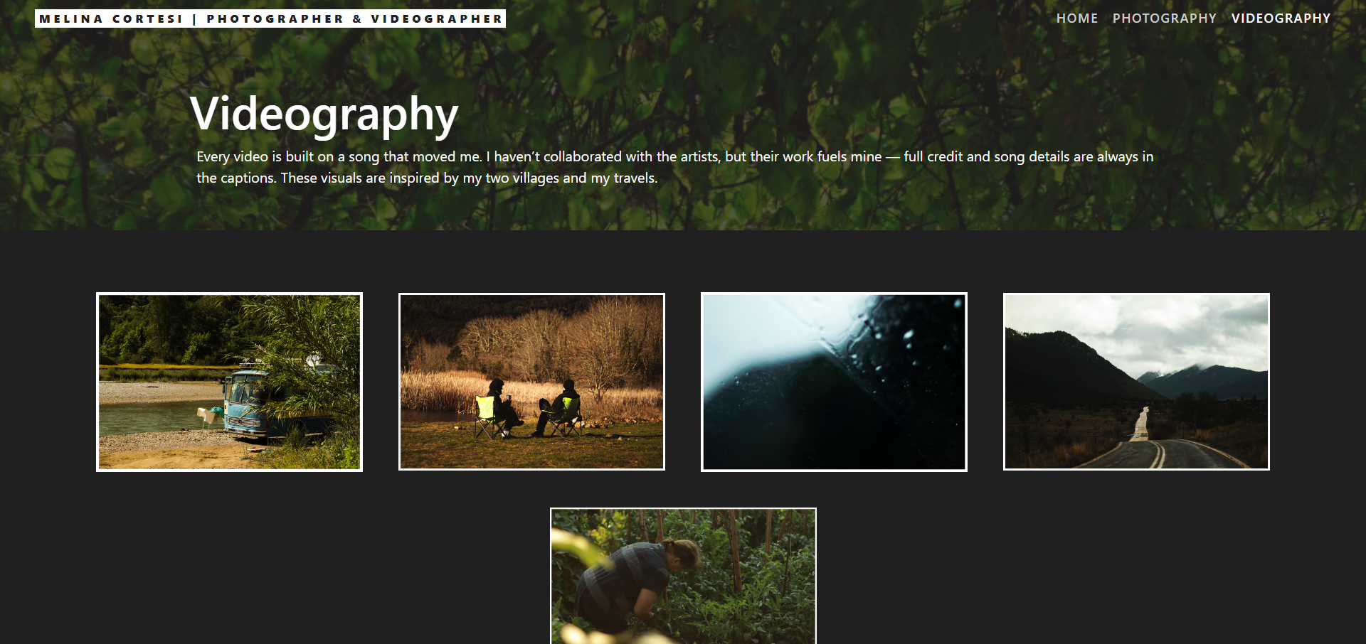 Cortesi melina Art portfolio Page